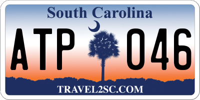 SC license plate ATP046