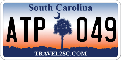 SC license plate ATP049