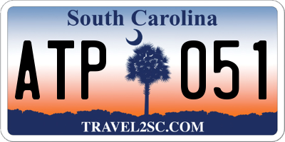 SC license plate ATP051