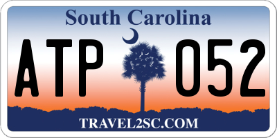 SC license plate ATP052