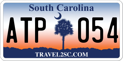 SC license plate ATP054