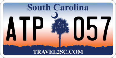 SC license plate ATP057