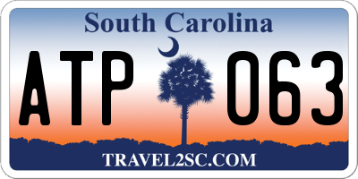 SC license plate ATP063