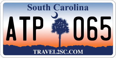 SC license plate ATP065