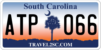 SC license plate ATP066