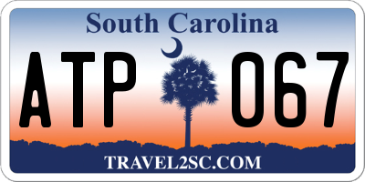 SC license plate ATP067