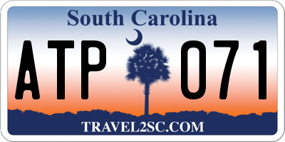 SC license plate ATP071