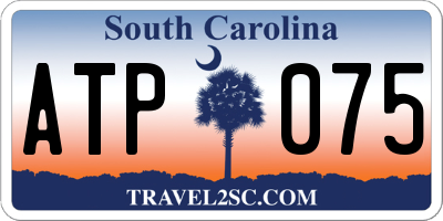 SC license plate ATP075