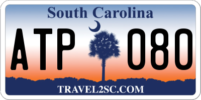 SC license plate ATP080