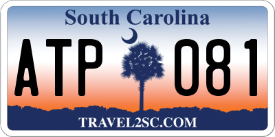 SC license plate ATP081