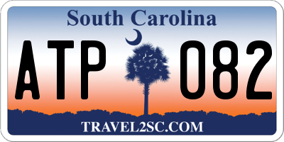 SC license plate ATP082