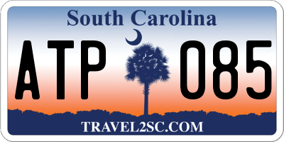 SC license plate ATP085