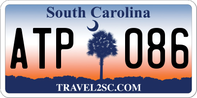 SC license plate ATP086
