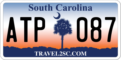 SC license plate ATP087