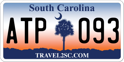 SC license plate ATP093