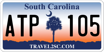 SC license plate ATP105