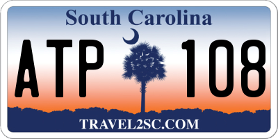 SC license plate ATP108