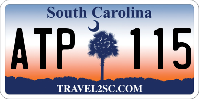 SC license plate ATP115