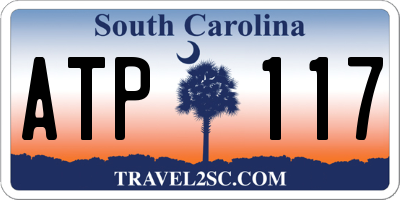 SC license plate ATP117