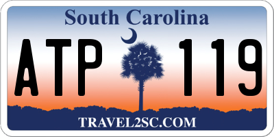 SC license plate ATP119