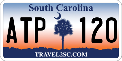 SC license plate ATP120