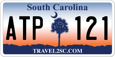 SC license plate ATP121