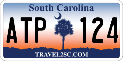 SC license plate ATP124