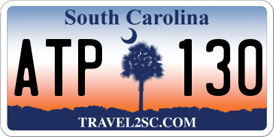 SC license plate ATP130