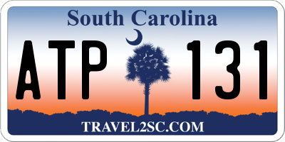 SC license plate ATP131