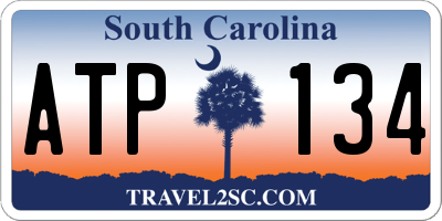 SC license plate ATP134