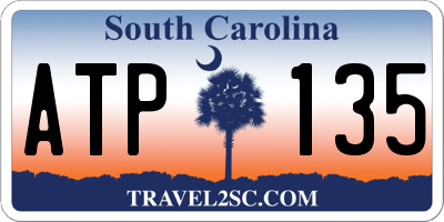 SC license plate ATP135