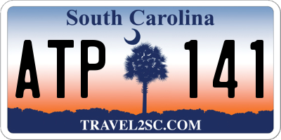 SC license plate ATP141