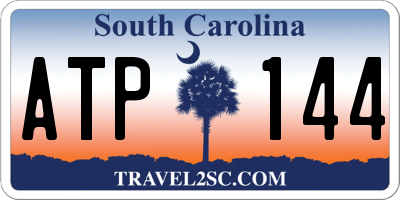 SC license plate ATP144