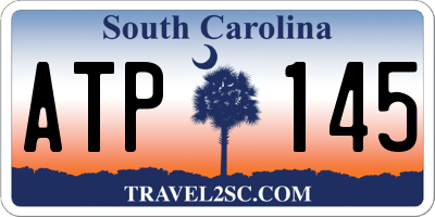 SC license plate ATP145