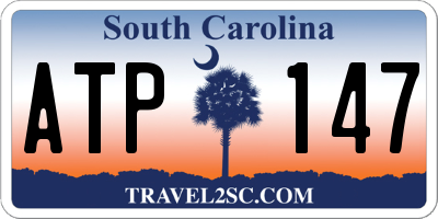 SC license plate ATP147