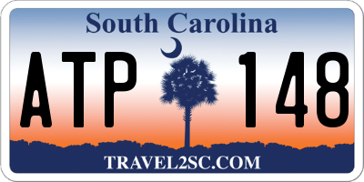 SC license plate ATP148