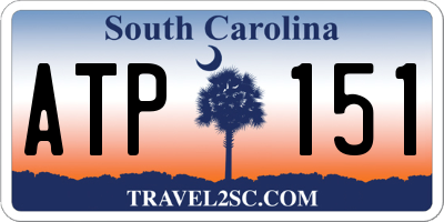 SC license plate ATP151
