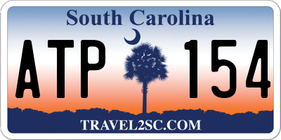 SC license plate ATP154