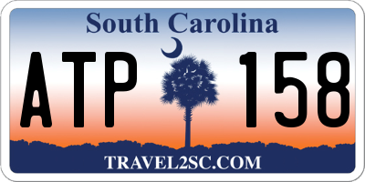 SC license plate ATP158