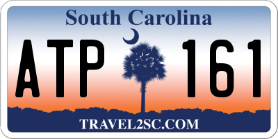 SC license plate ATP161