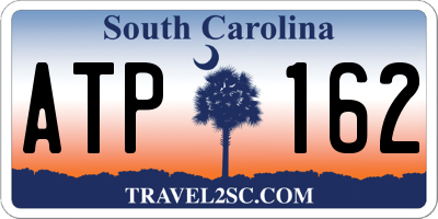SC license plate ATP162