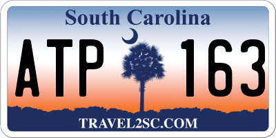 SC license plate ATP163