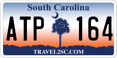 SC license plate ATP164