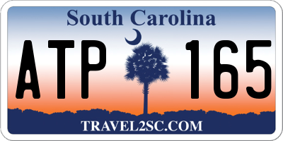 SC license plate ATP165