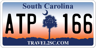 SC license plate ATP166