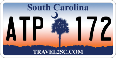 SC license plate ATP172