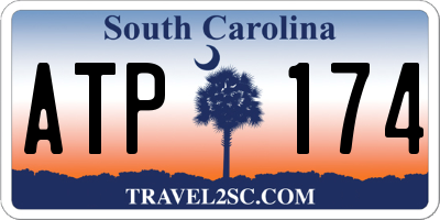 SC license plate ATP174