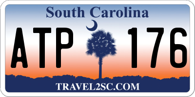 SC license plate ATP176