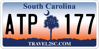 SC license plate ATP177