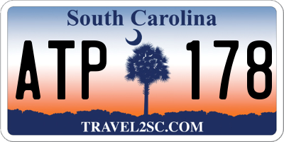 SC license plate ATP178